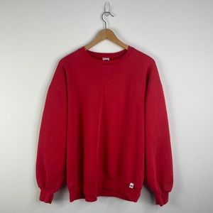 Vintage Russell Athletic Crewneck Sweatshirt Blank Pullover USA Made Size XL